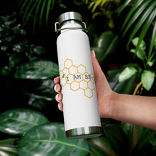 Load image into Gallery viewer, 22oz Vacuum Insulated Bottle - "I Am Be-ing" - White