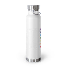 Load image into Gallery viewer, 22oz Vacuum Insulated Bottle - "I Am" Affirmations - White