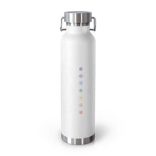 Load image into Gallery viewer, 22oz Vacuum Insulated Bottle - "I Am" Affirmations - White